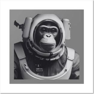 Astronaut Ape Posters and Art